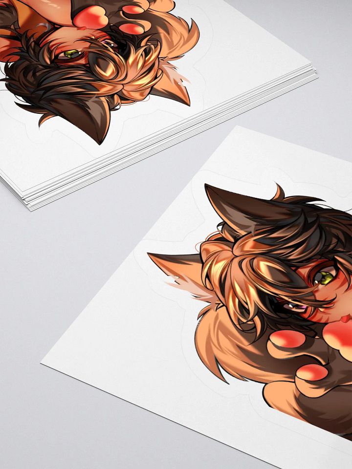 WolfcatRisi Toebeans Sticker product image (2)