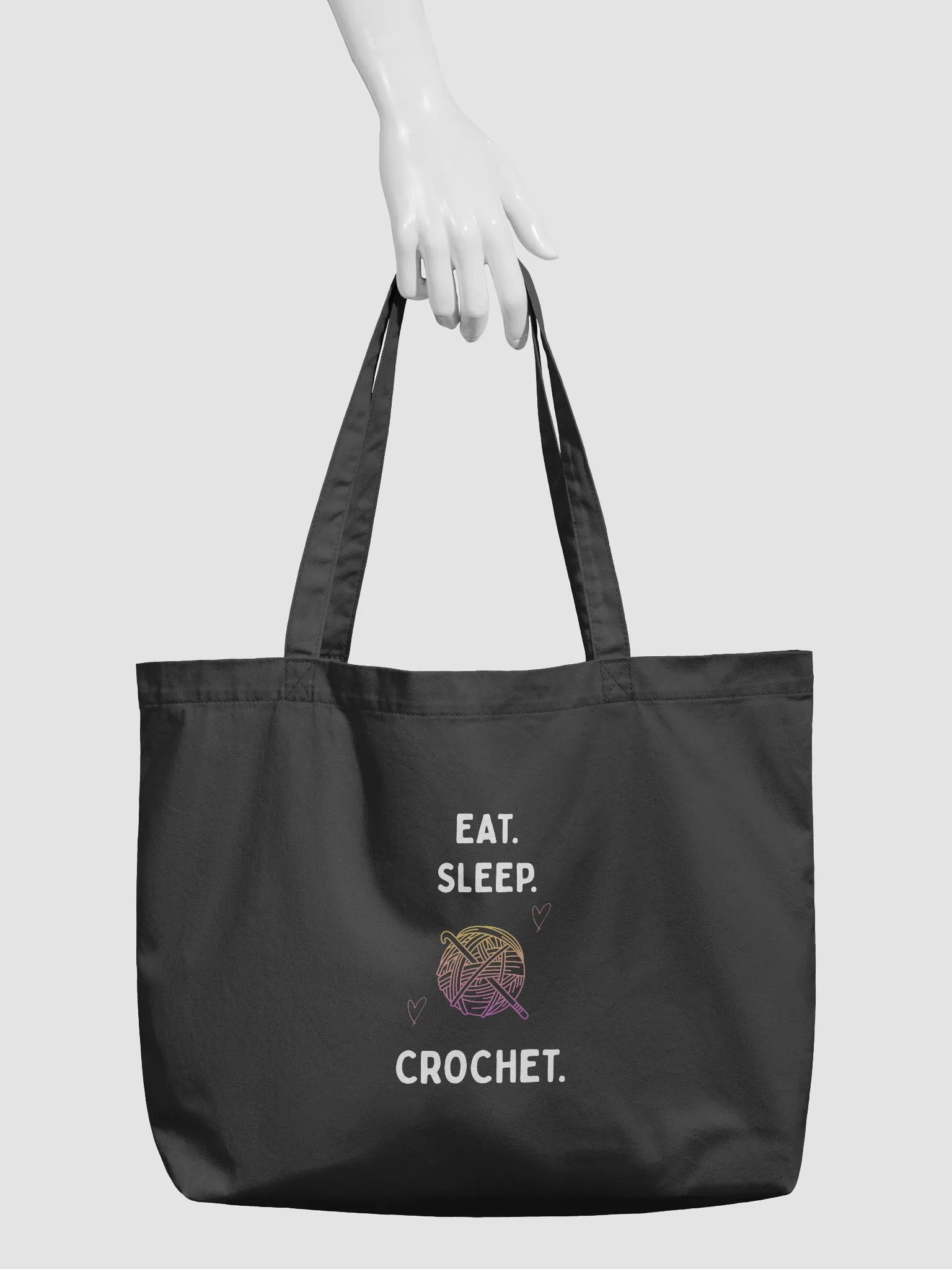 Eat Sleep Crochet Tote product image (3)