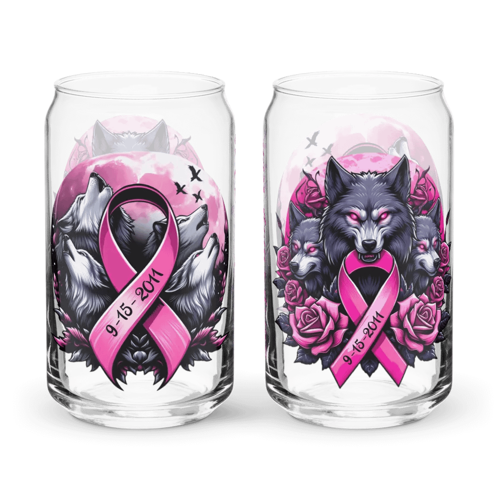 Wolves for Hope Can Glass product image (4)