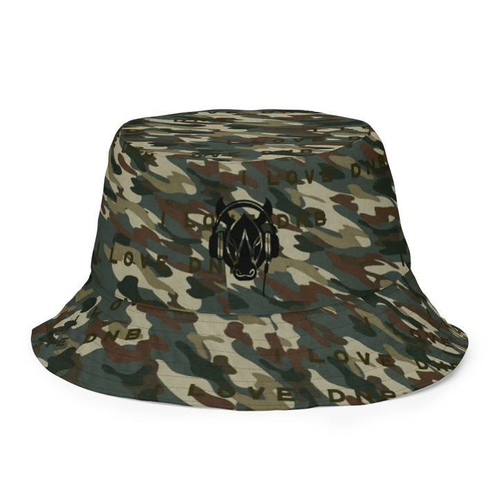 I LOVE DNB Camo Reversible Bucket Hat product image (2)