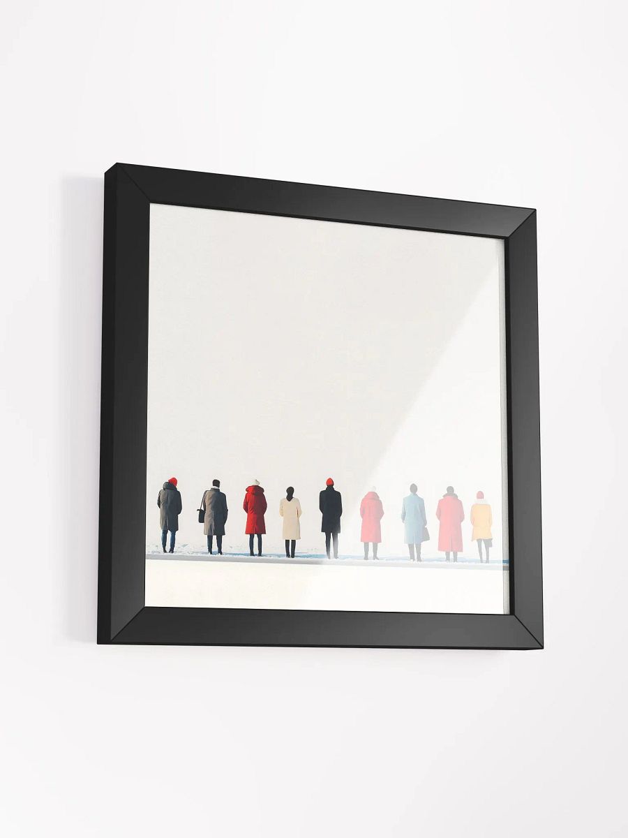 Vibrant Coats Lineup Framed Poster Art product image (42)