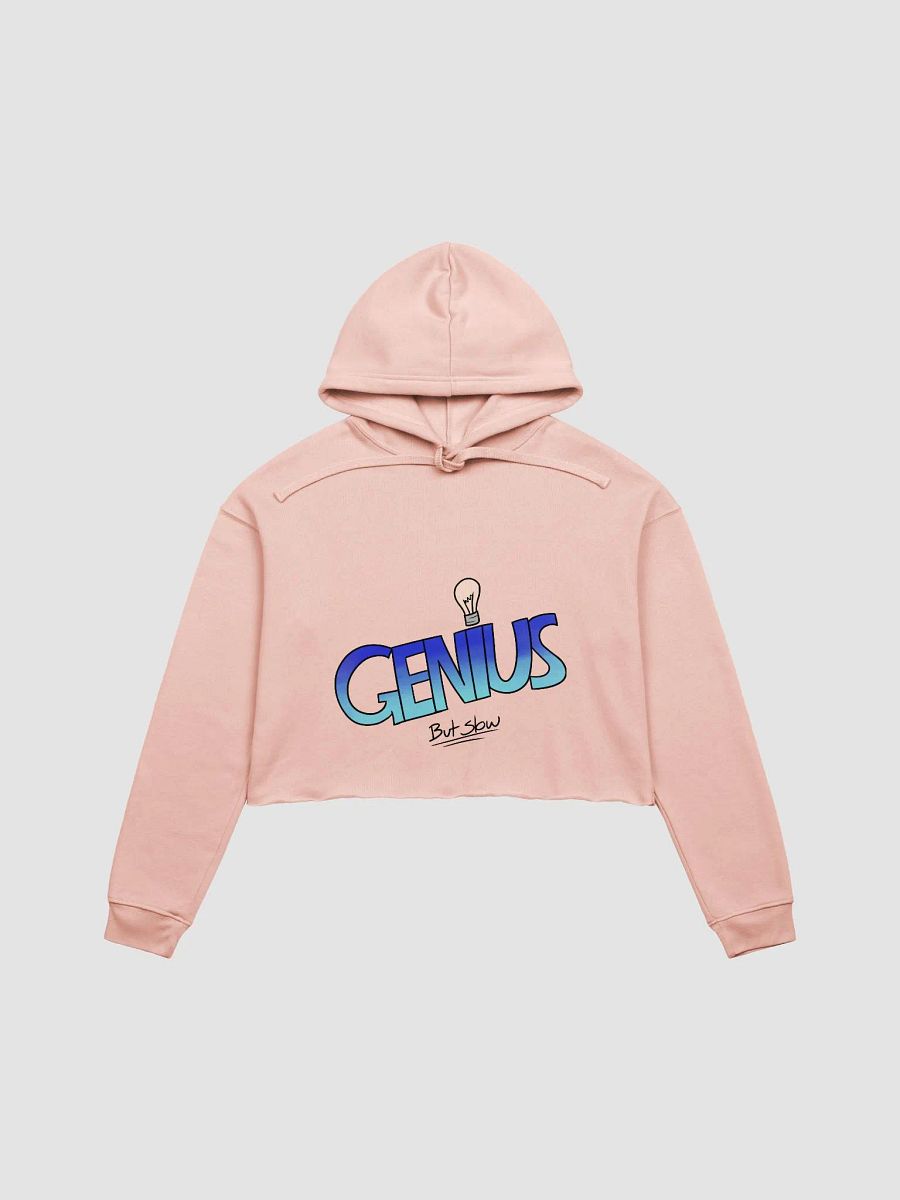 Crop-Top Hoodie - Genius But Slow product image (1)