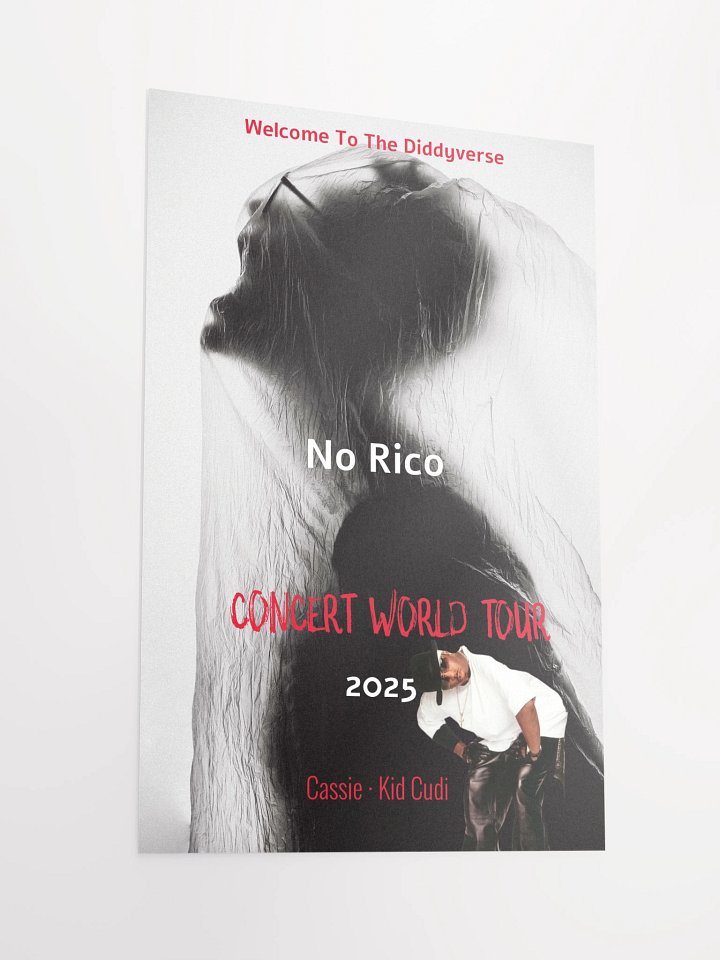 No Rico Concert Tour Plastic Man Poster product image (2)