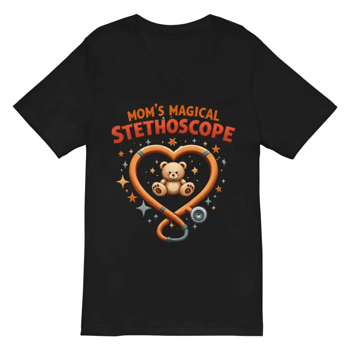 Mom's Magical Stethoscope Heart T-Shirt product image (3)