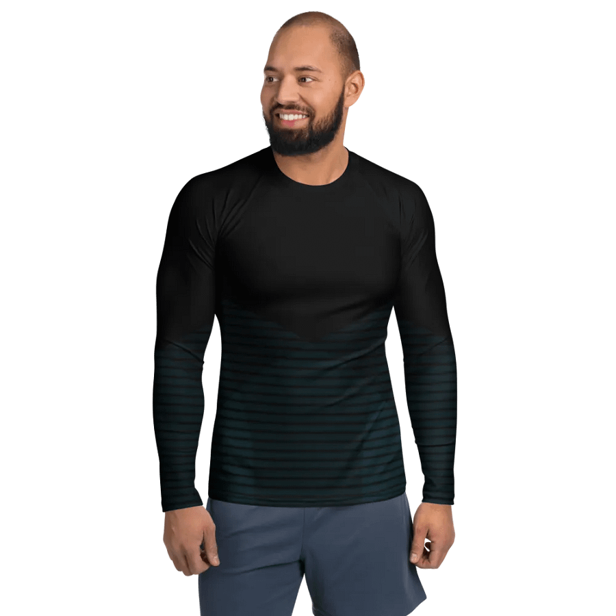 Symmetry Wave Men's Rash Guard product image (1)