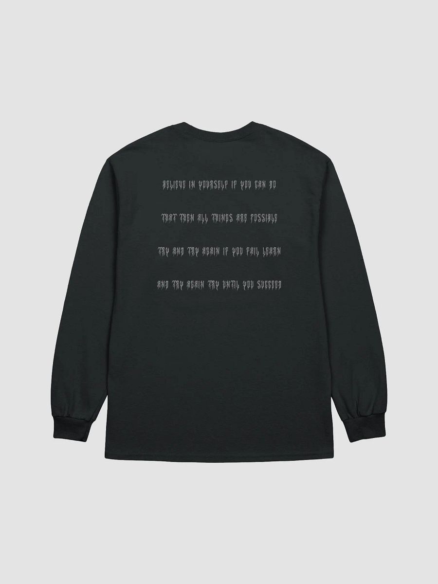 TVUKI BELIEVE IN YOURSELF long sleeve tee product image (2)
