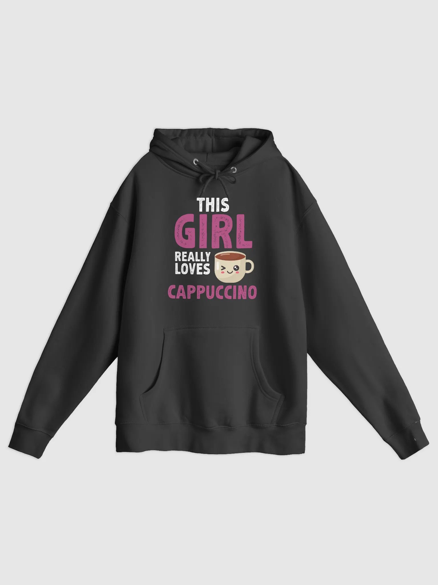 This Girl Really Loves Cappuccino Coffee Lover Hoodie product image (1)