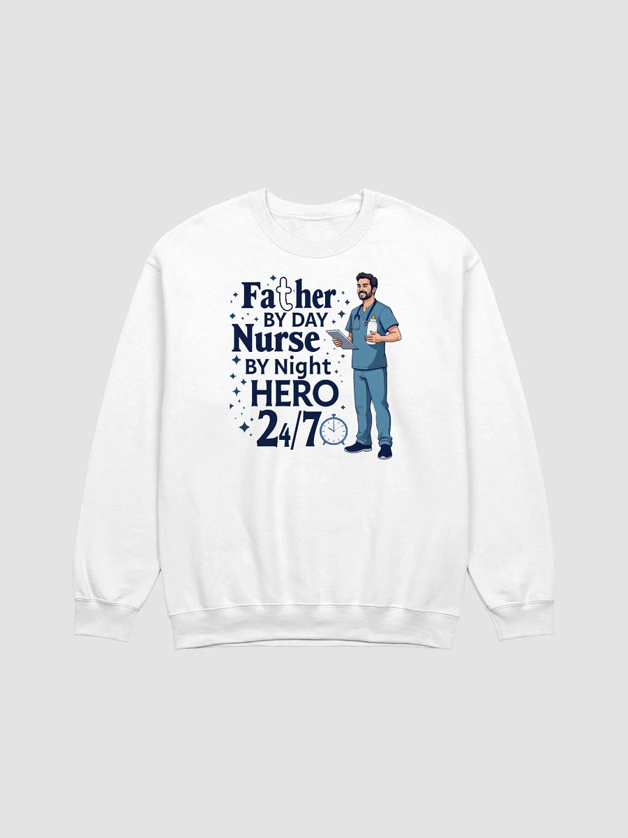 Hero Nurse Dad Crewneck Sweatshirt product image (2)