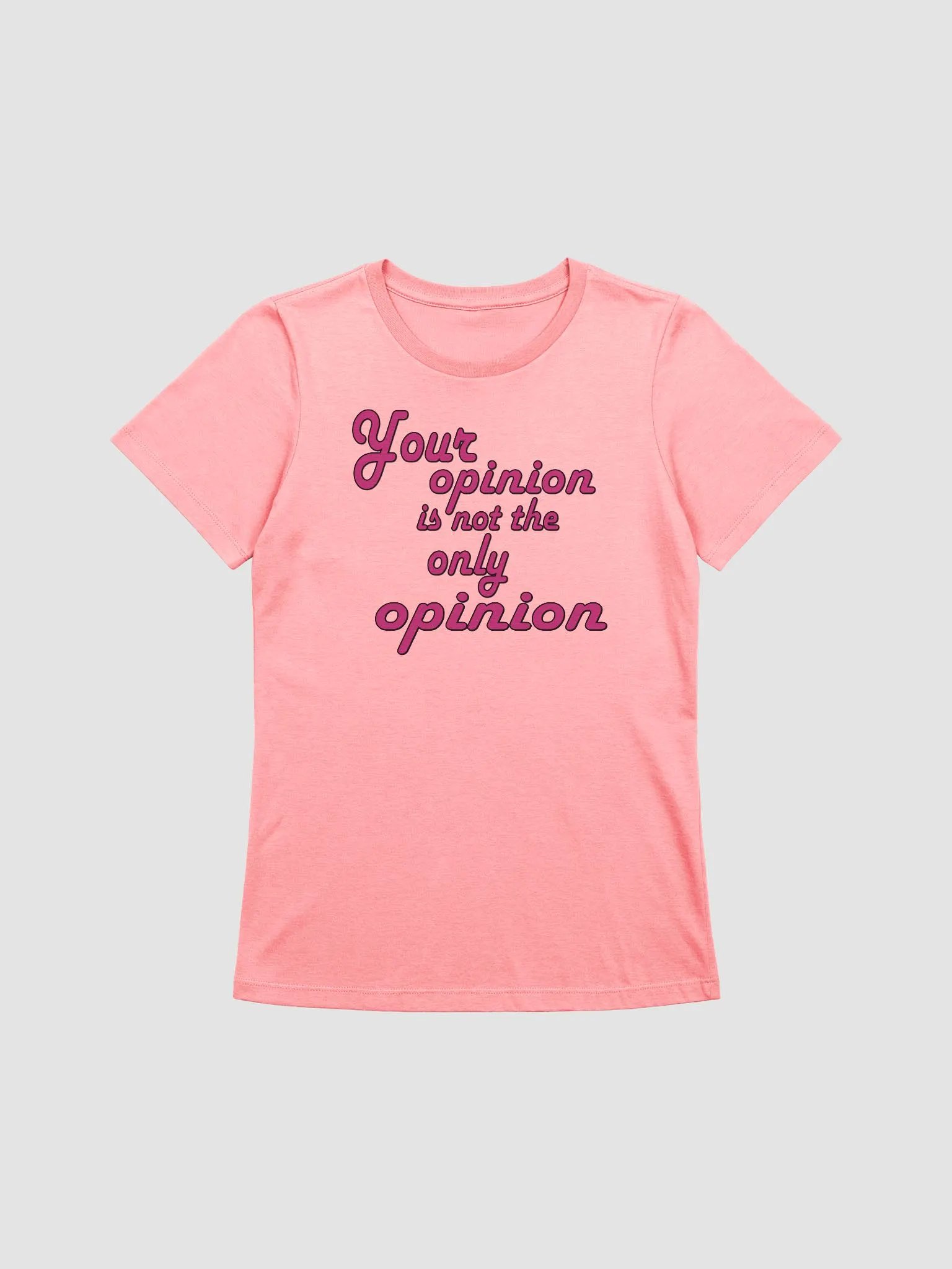 Your Opinion... Bella+Canvas Women's Supersoft Relaxed-fit T-Shirt product image (1)
