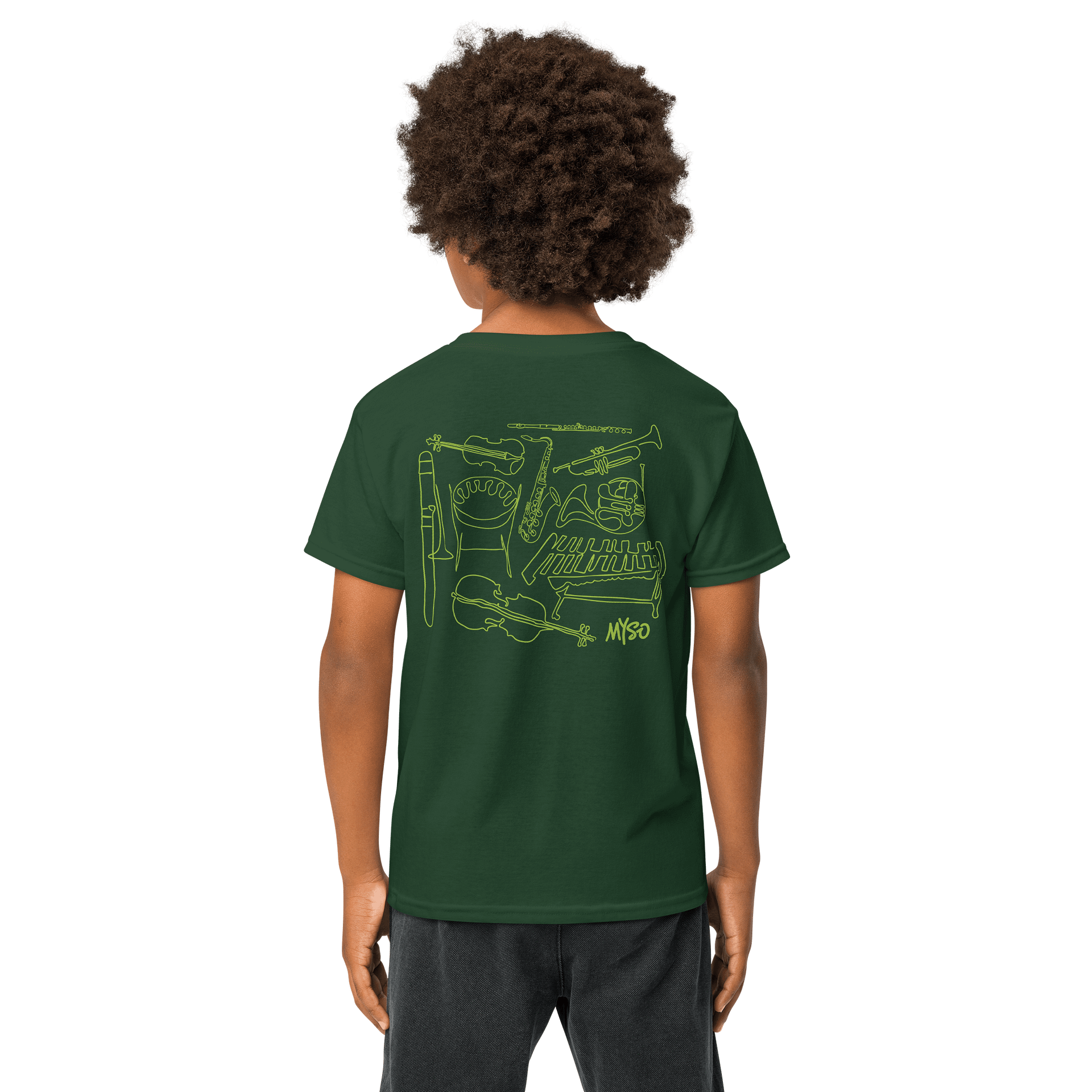 MYSO Forest Instrument Youth T-shirt product image (7)