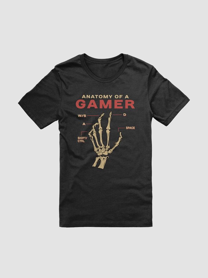 Funny Anatomy of a Gamer Hand Skeleton T-Shirt product image (5)