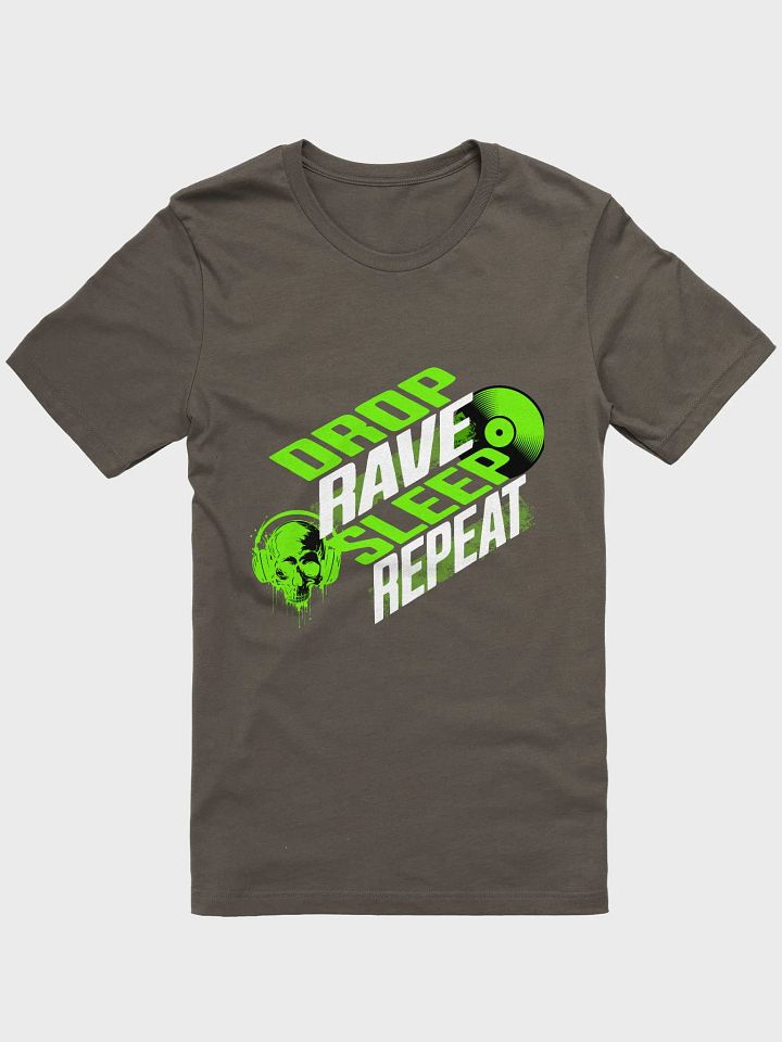 Rave Skull Vinyl T-Shirt Drop, Rave, Sleep, Repeat product image (2)