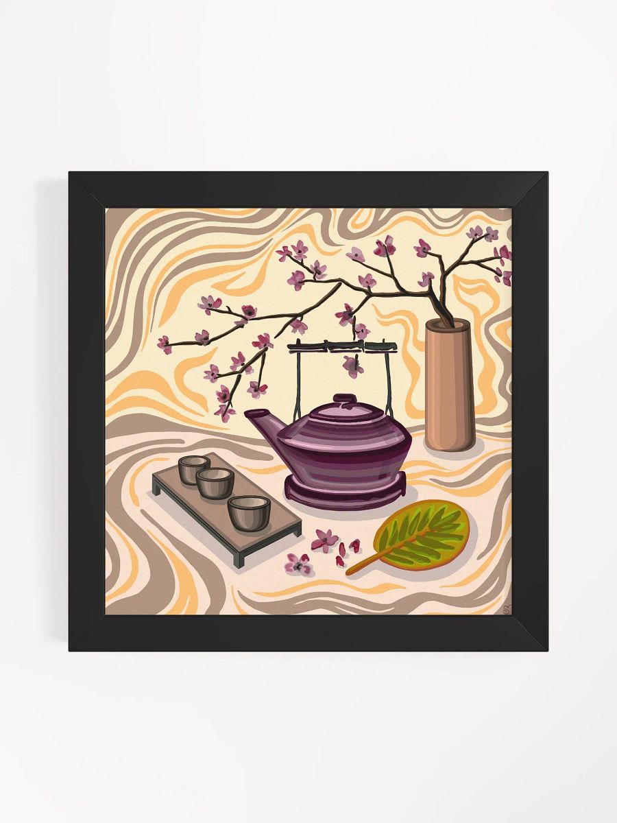 Serene Tea Time Framed Poster - Coffee Shop No. 5 product image (4)