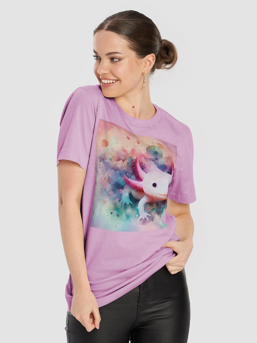 Cute Axolotl Shirt - Watercolor Design – Axolotl Lovers Collection product image (4)