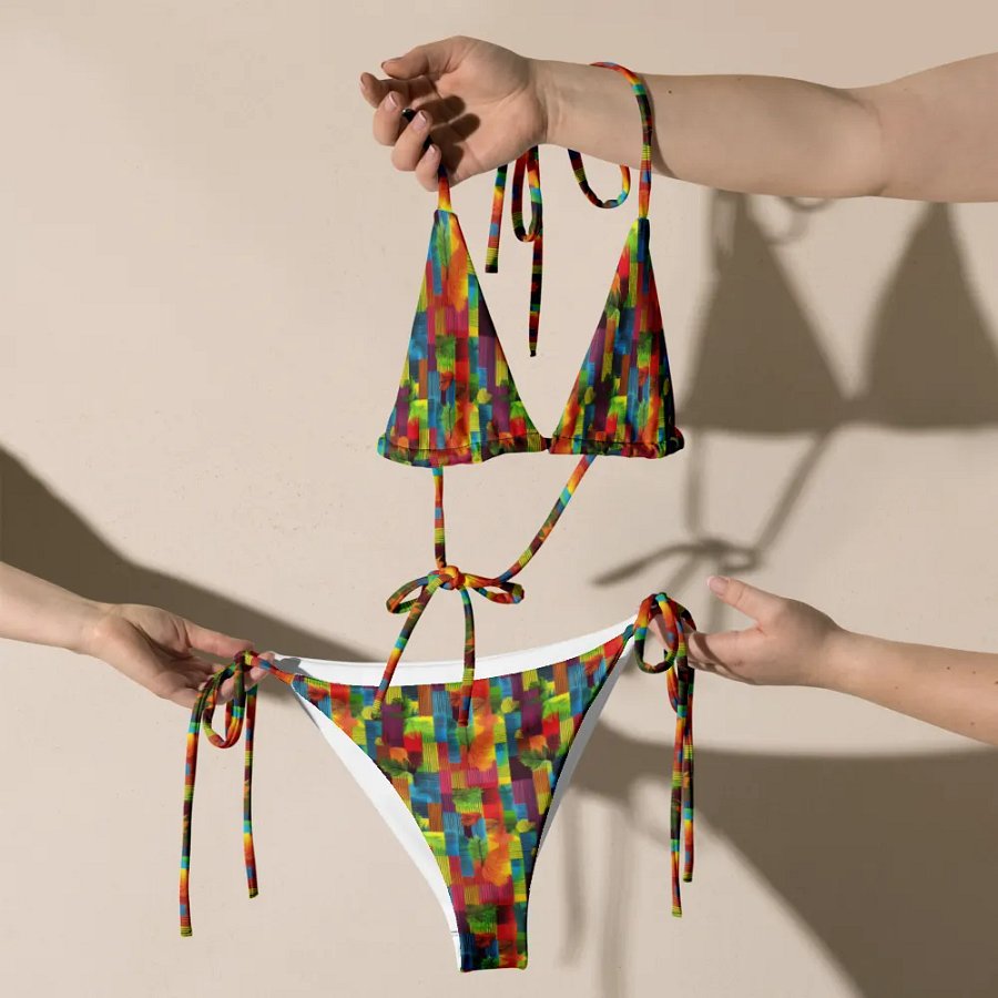 Color Cascade Bikini Set product image (6)