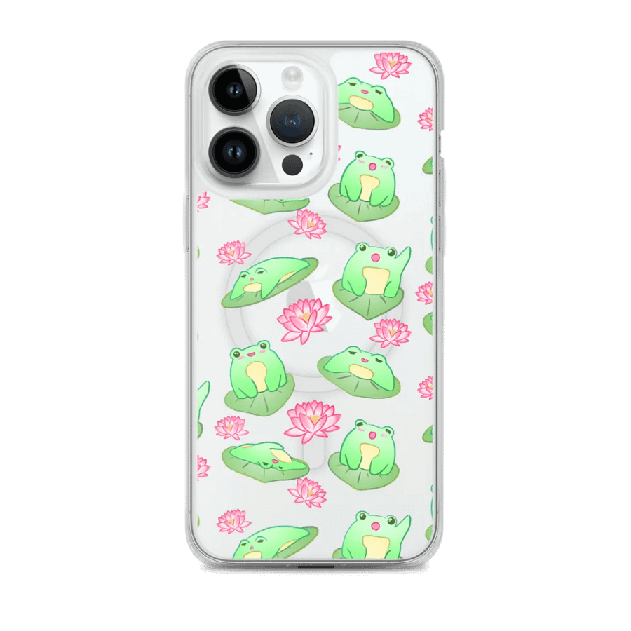 Kawaii Froggie Clear iPhone Case product image (2)