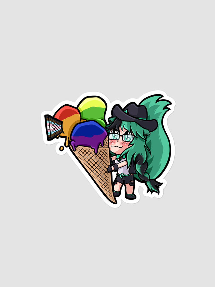 Mintzey Moon Pride LGBTQIA+ Sticker product image (2)
