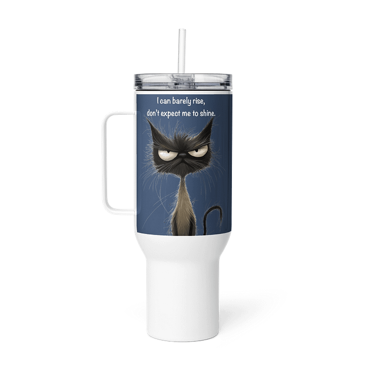 Disgruntled Kitty Travel Mug product image (1)