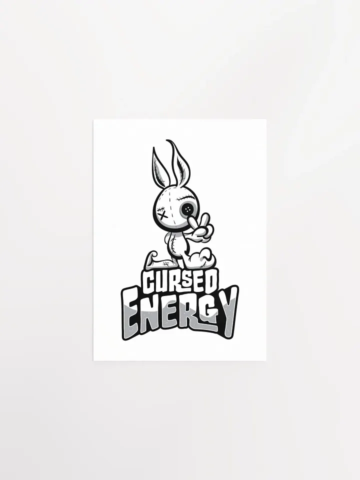 Cute & Creepy "Cursed Energy" Voodoo Doll Poster product image (4)