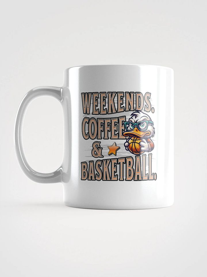 Weekends Coffee And Basketball Duck Vibes Mug product image (1)