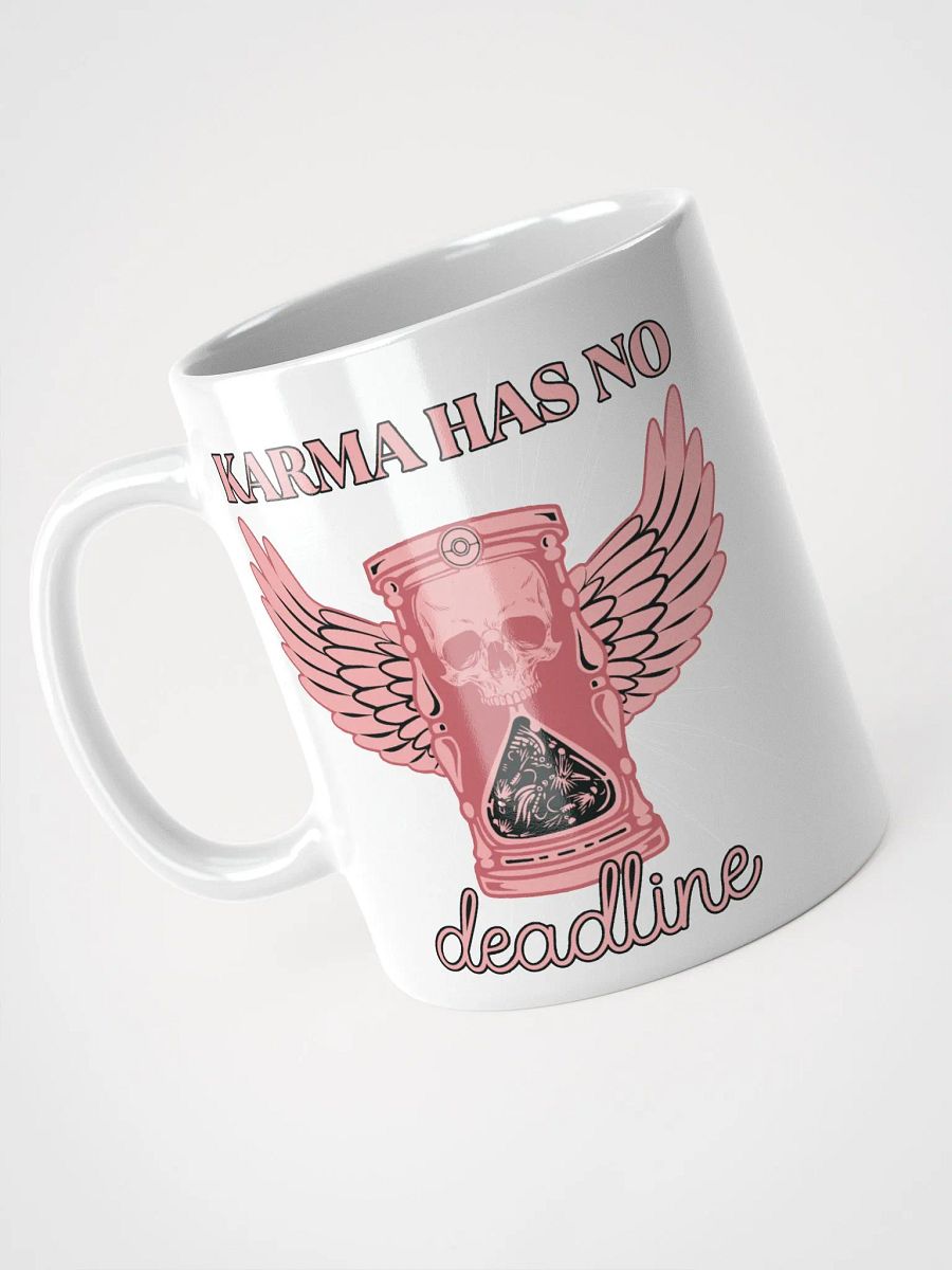 Karma Hourglass White Glossy Mug product image (2)