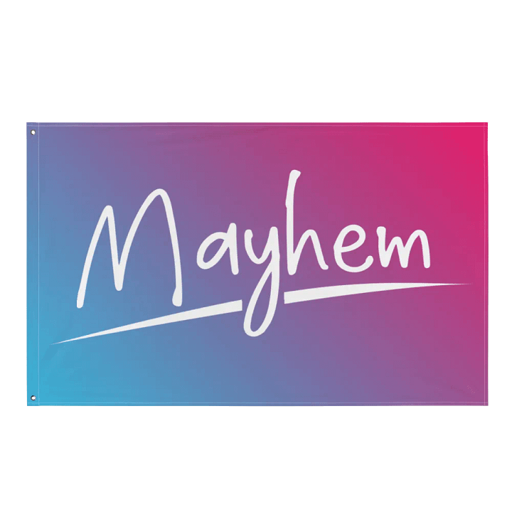 Mayhem Signature Flag product image (1)