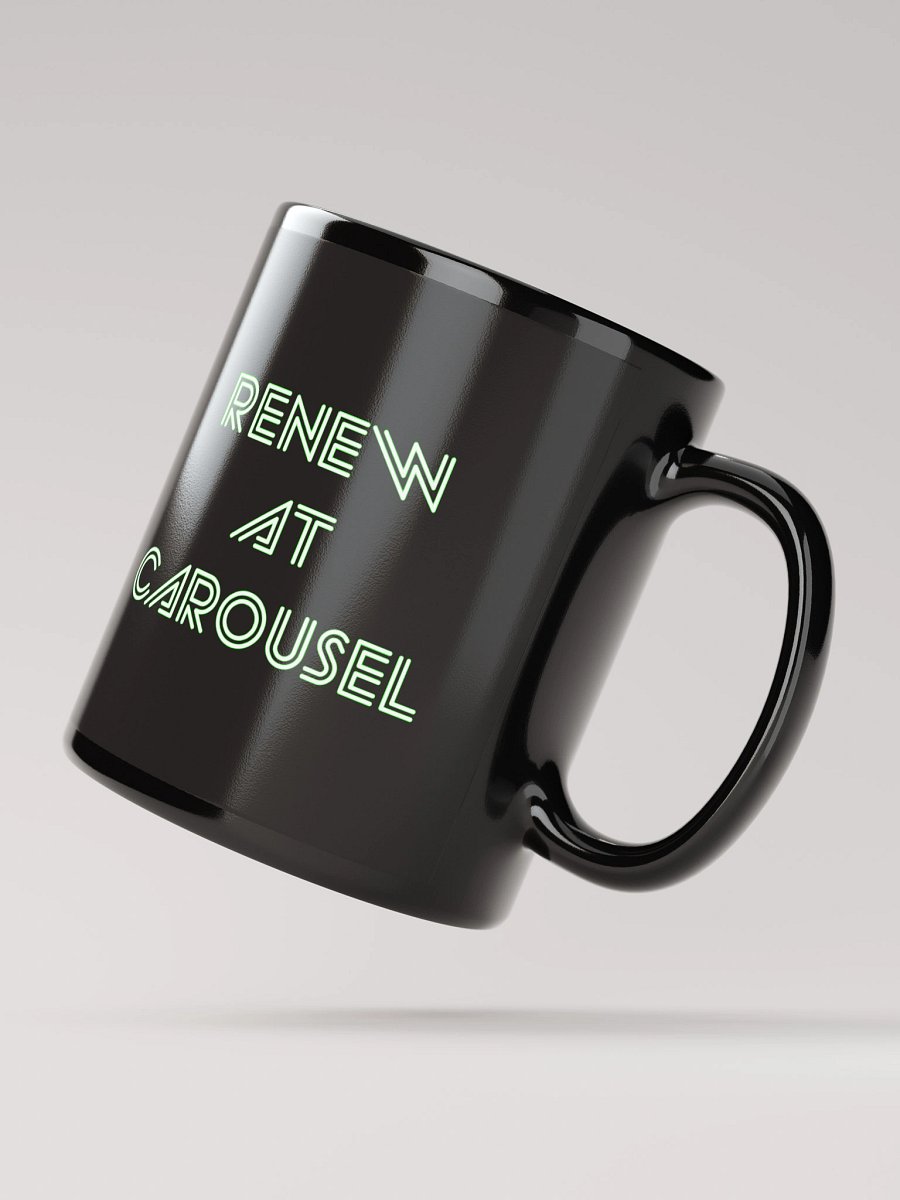 Renew at Carousel Black Coffee Mug product image (4)