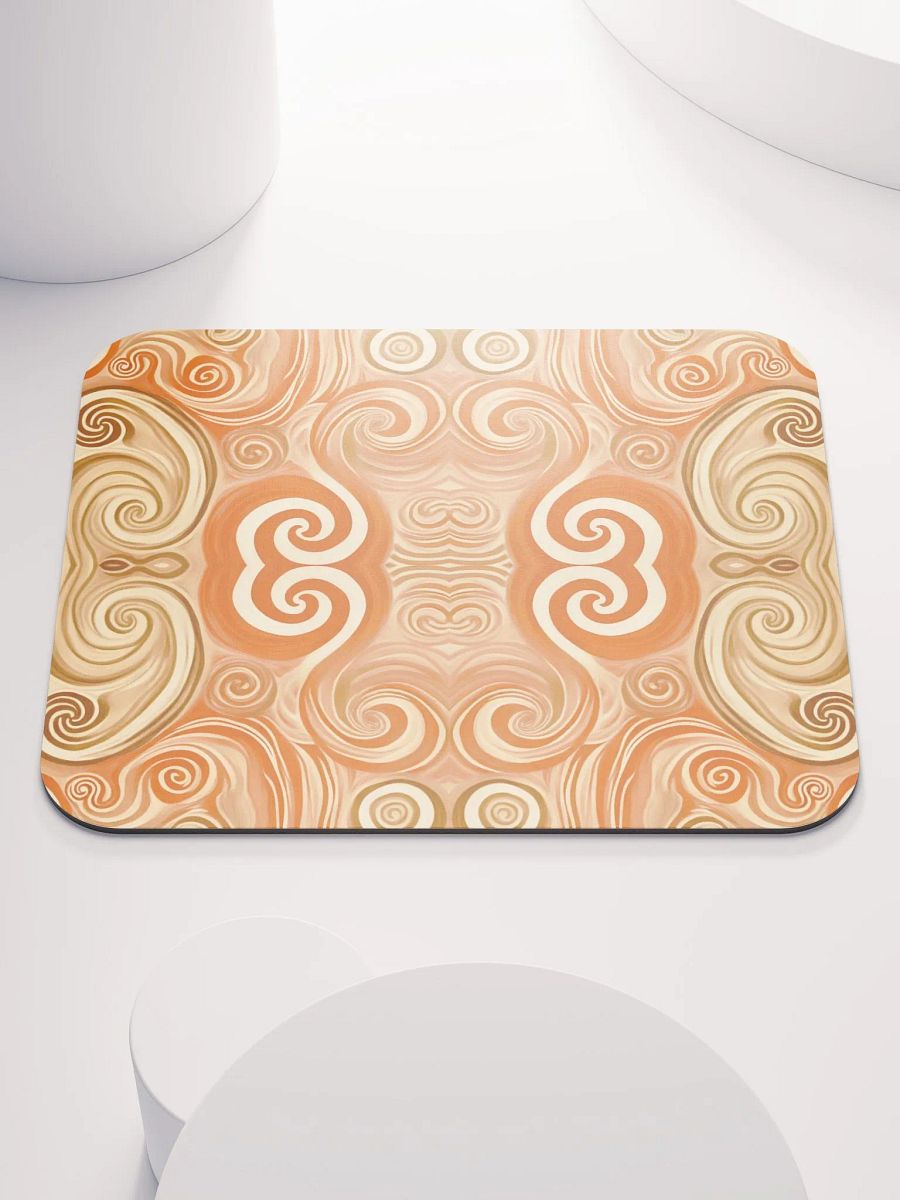 Funky Latte Liquid Tie-Dye Classic Mouse Pad product image (2)