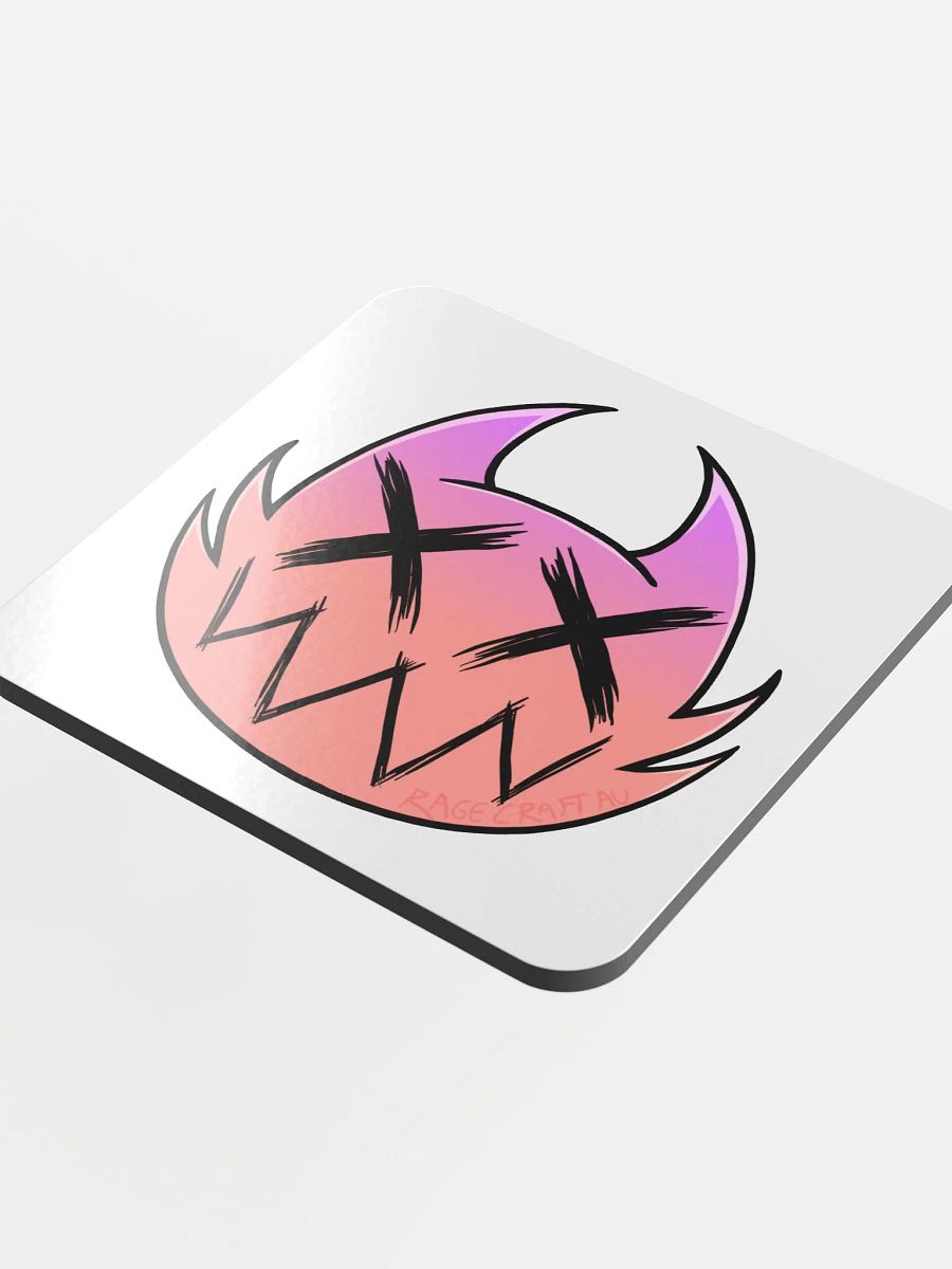Rage Cat Cork Coaster product image (4)