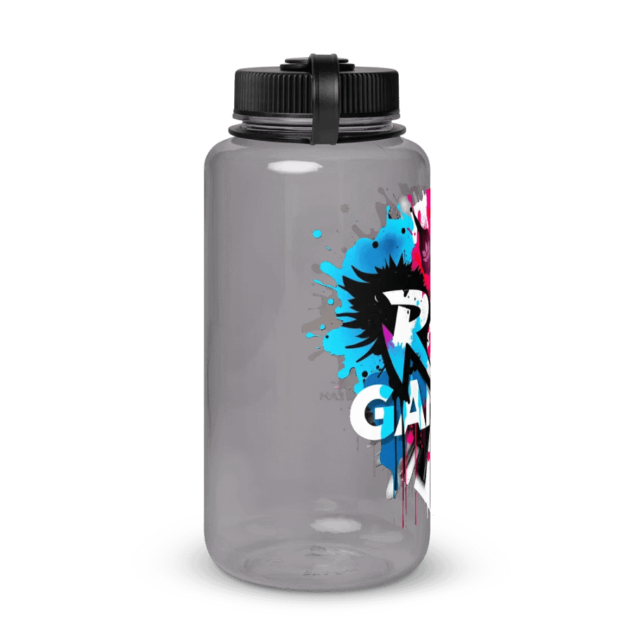 Rekt Gaming Splash Logo Wide Mouth Water Bottle product image (4)
