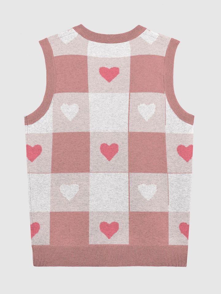 TeddyChan Plaid Vest - Pink product image (8)