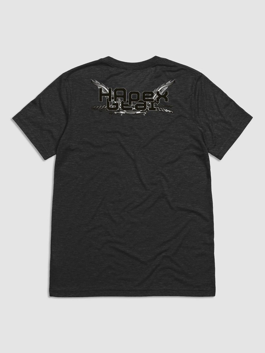 Triblend Short Sleeve T-Shirt - Black HApex Gear White Logo product image (1)