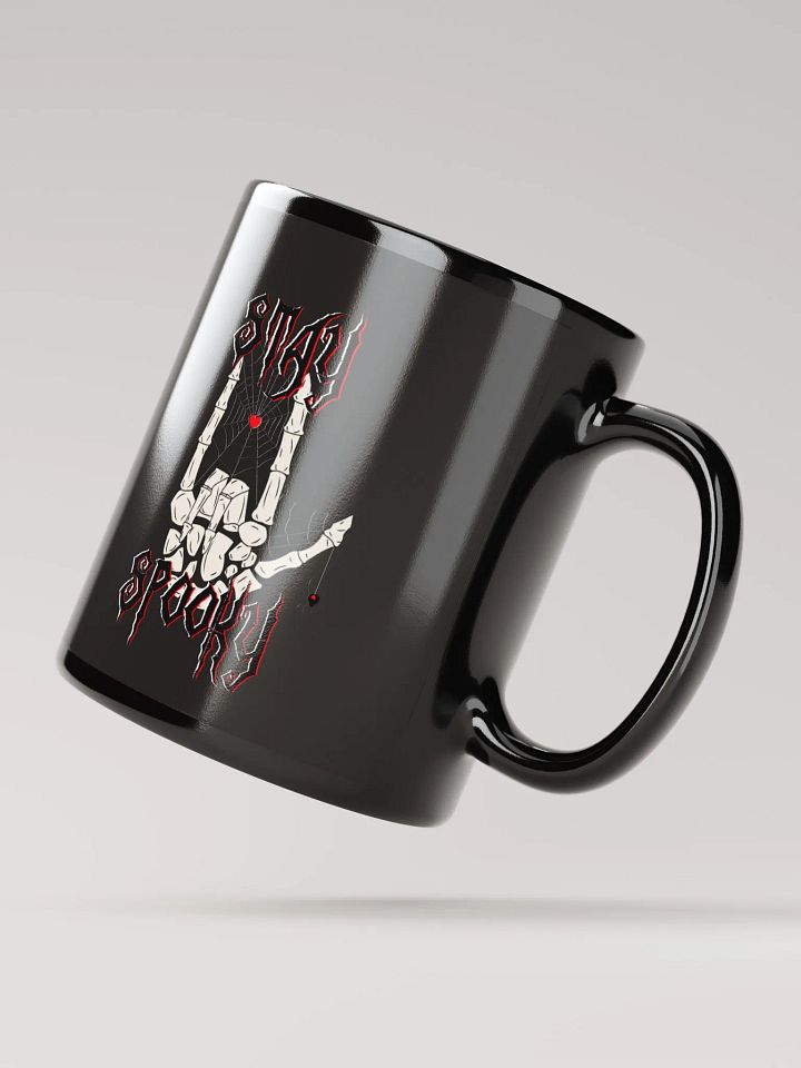 Stay Spooky! Skeleton Black Glossy Mug product image (4)