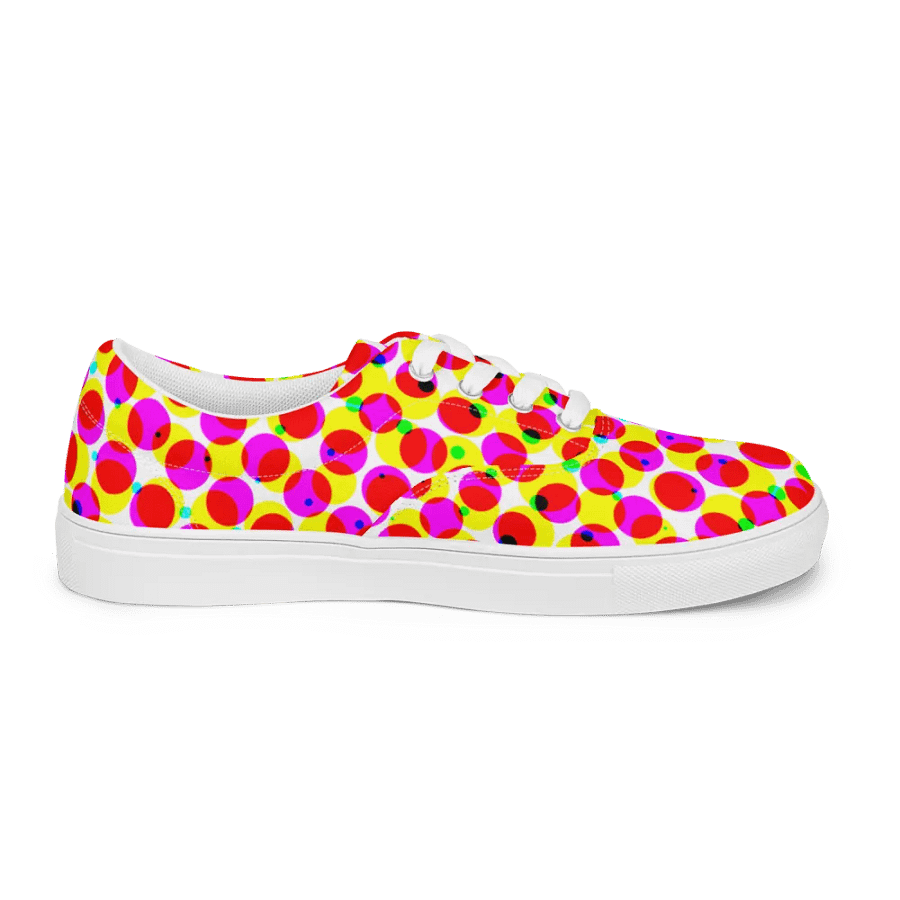 Polka Dot Lace-Up Shoes product image (9)