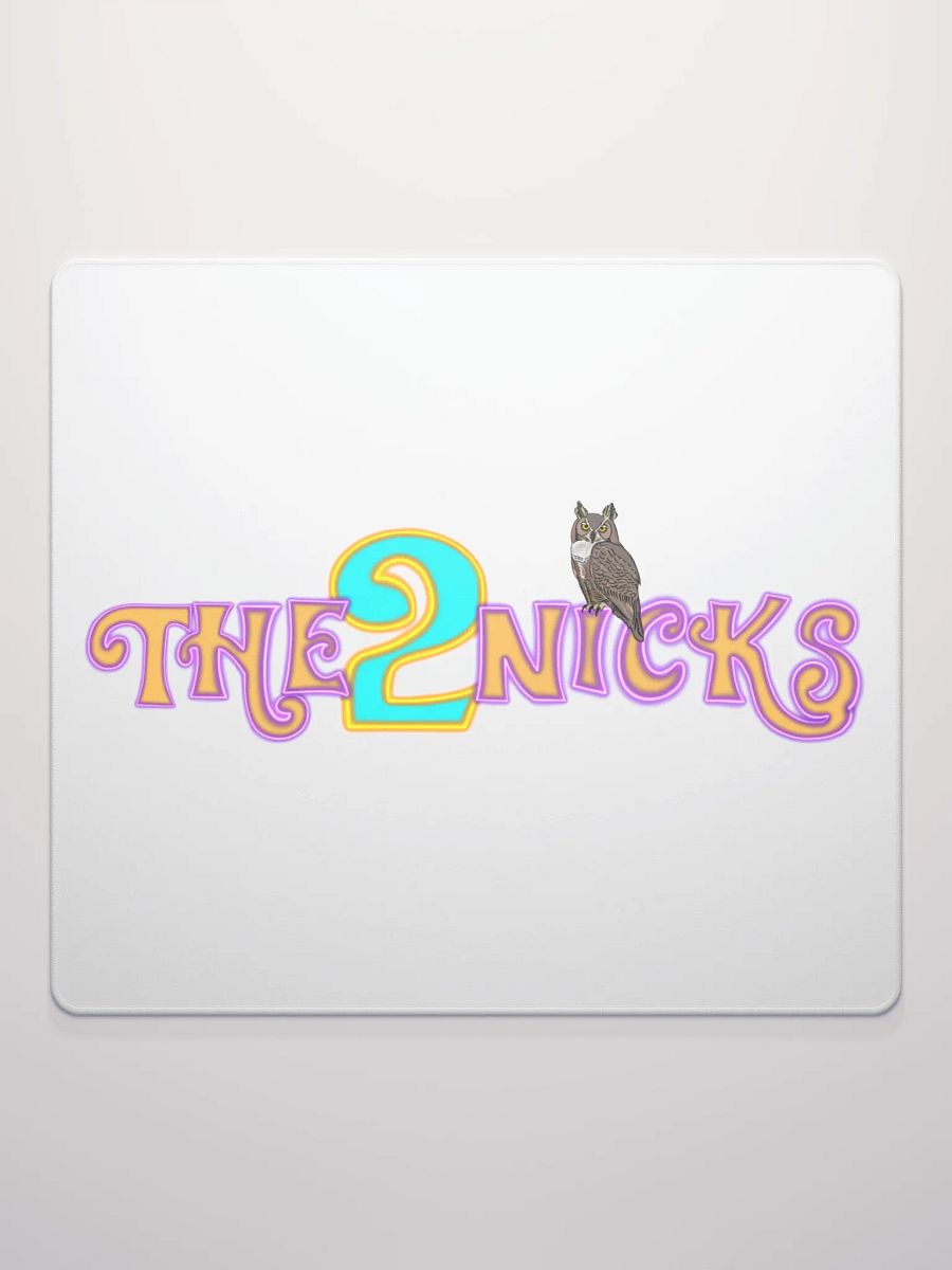 The2Nicks Gaming Mouse Pad (White) product image (1)