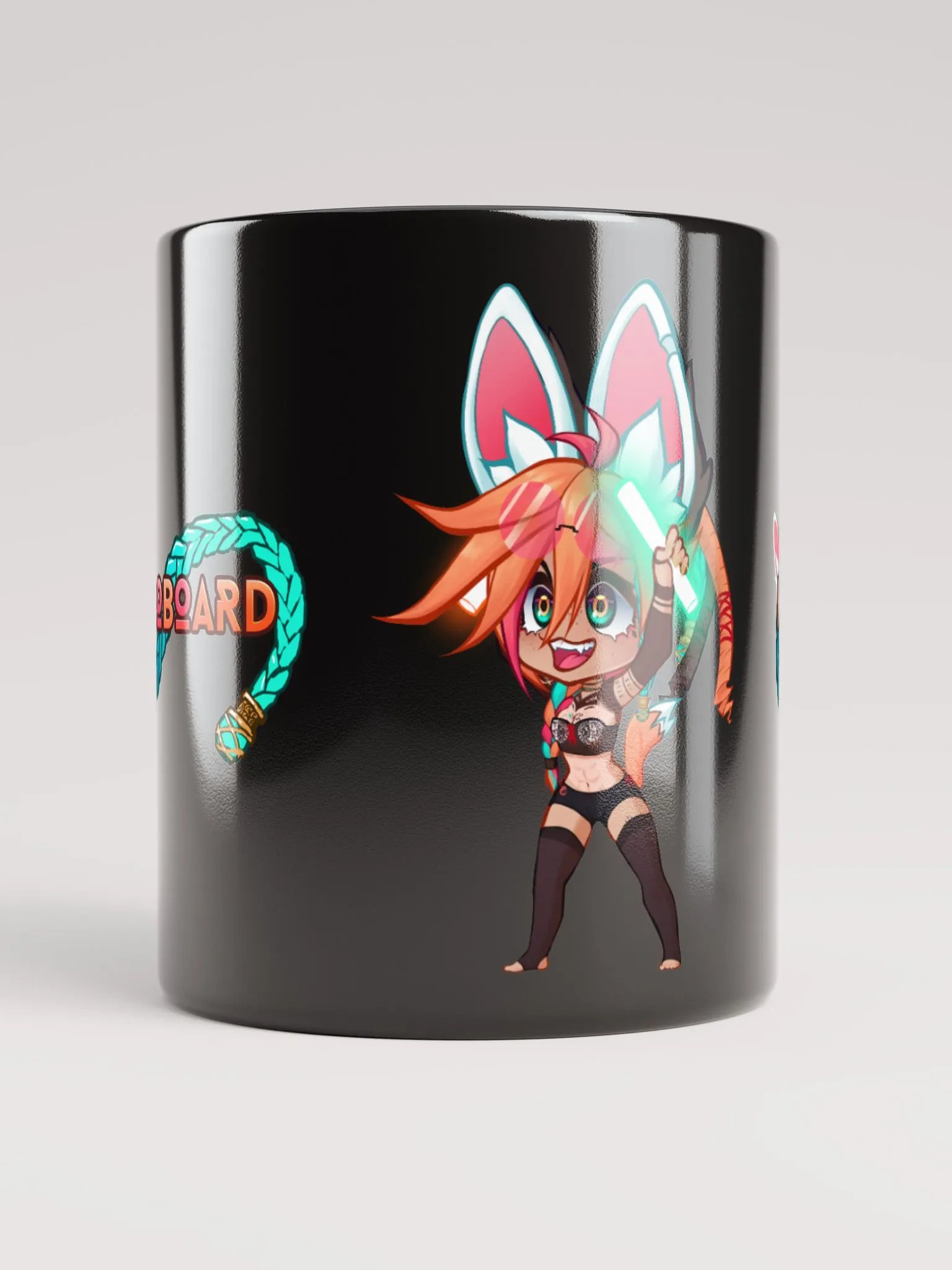 Karo Rave Black Glossy Mug product image (2)