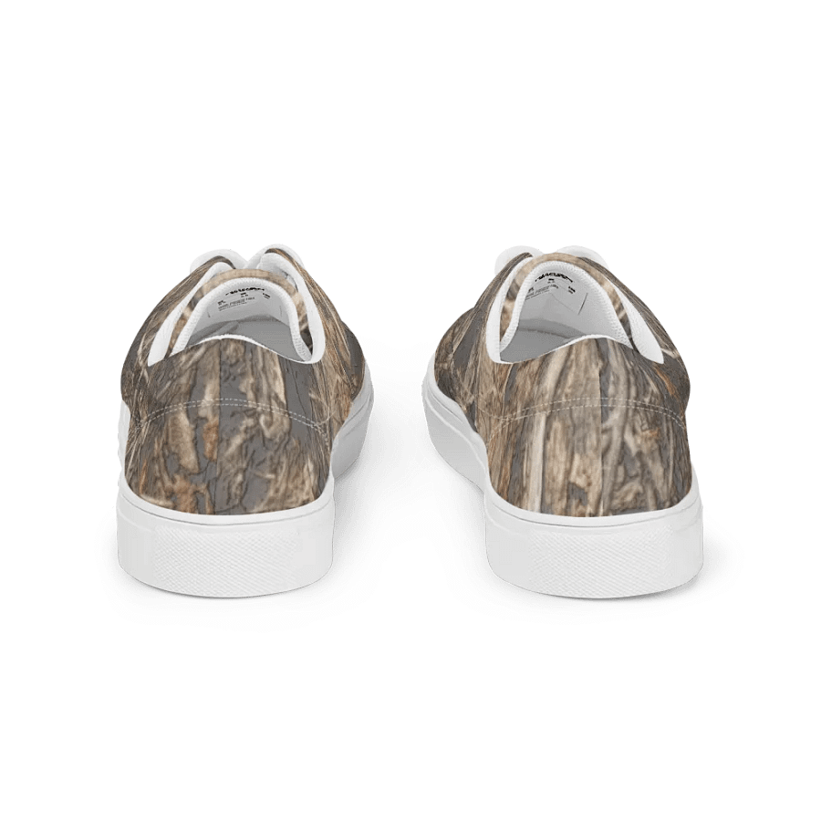 Women's Lace-Up Canvas Shoes - Dead Split - It Happennnns Camo product image (6)