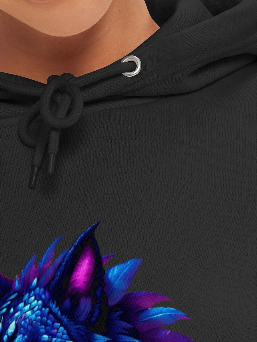 Luminous Wolf hybrid Spirit Premium Hoodie product image (7)
