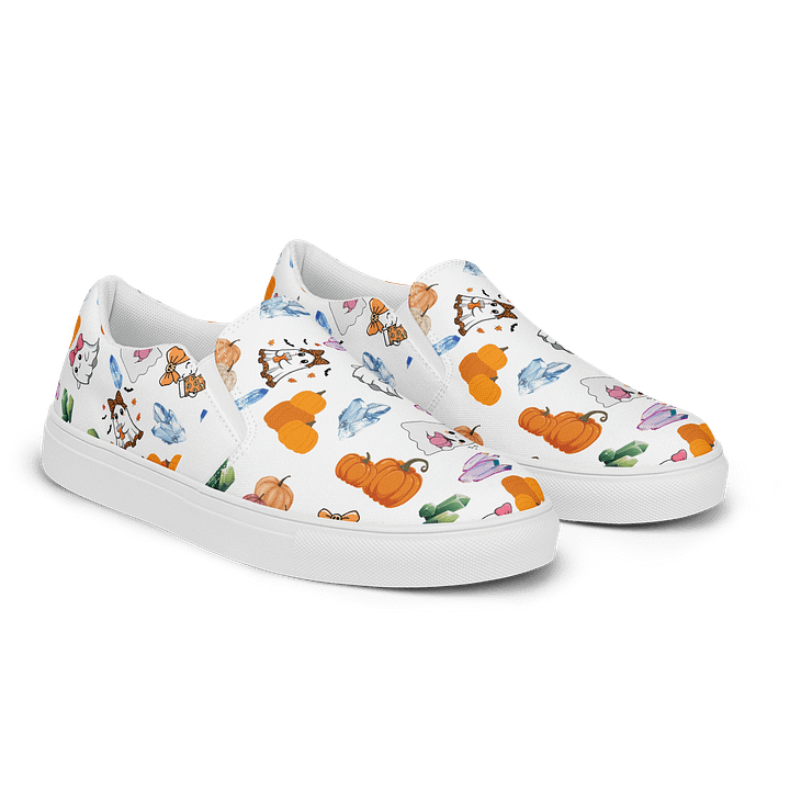 Cartoon Halloween Canvas Slip-Ons product image (2)