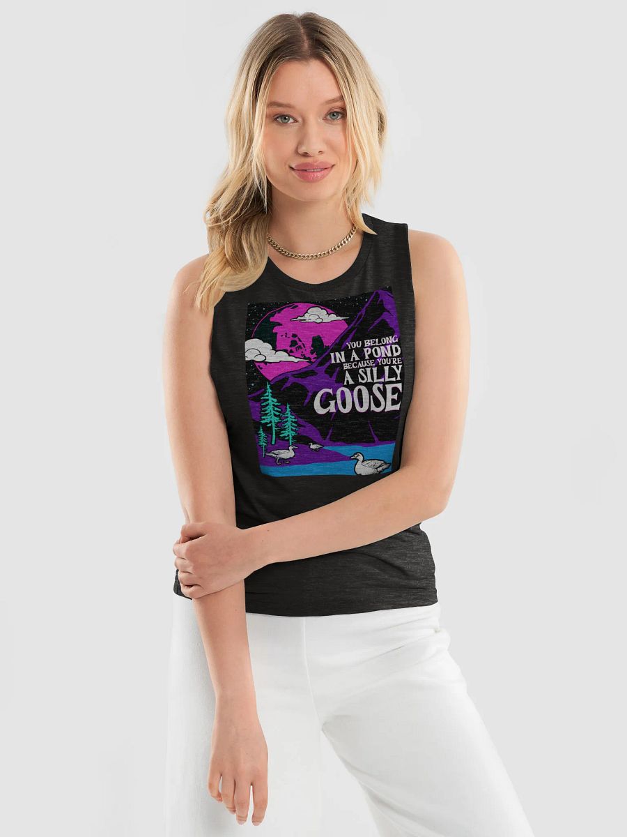 Moonlit Silly Goose Women's Muscle Tank product image (3)