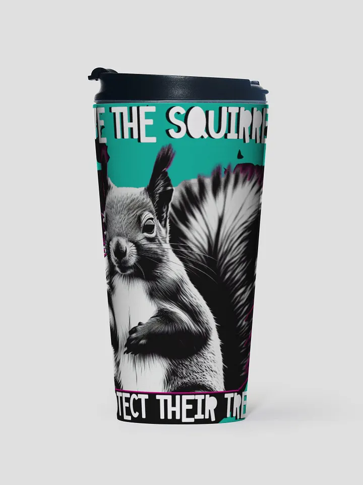 Peaceful Squirrel Stainless Steel Travel Mug product image (1)