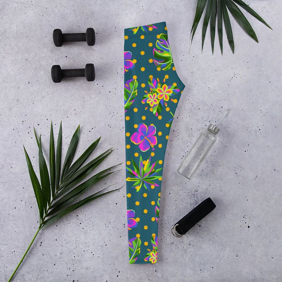 Green All-Over Print Leggings product image (3)
