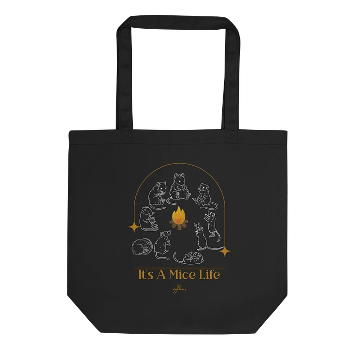 It's A Mice Life Eco Tote (Black) product image (1)