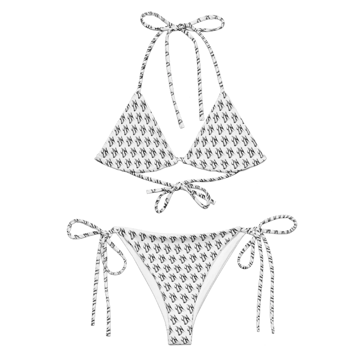 YN Checker Print Bikini Set product image (1)