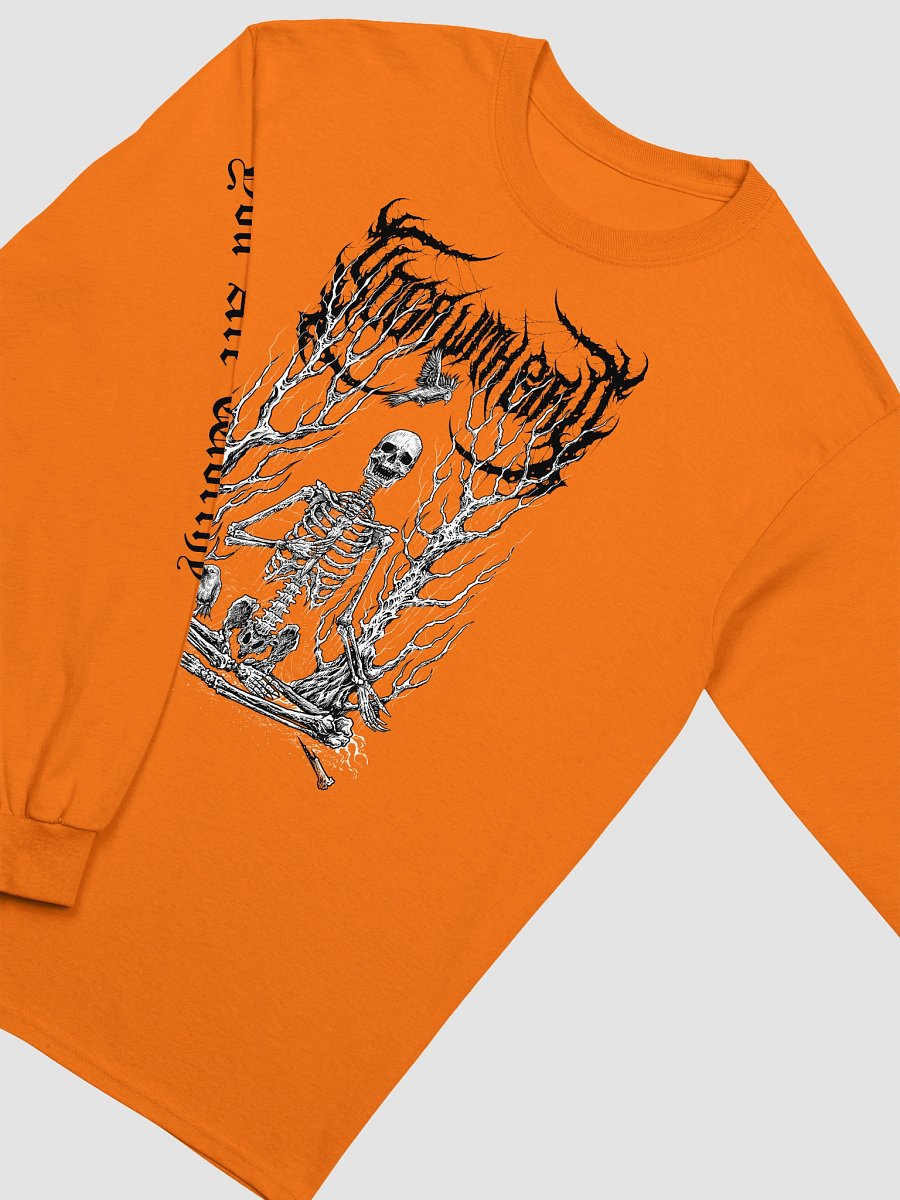 Corpse Pose Orange Long Sleeve product image (3)