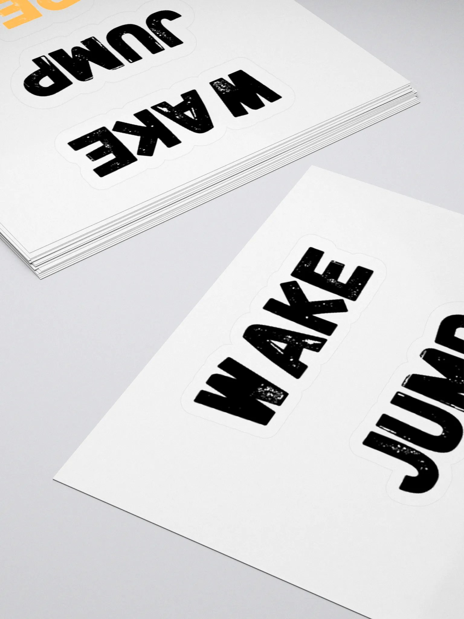 Wake Jump Repeat Sticker product image (4)