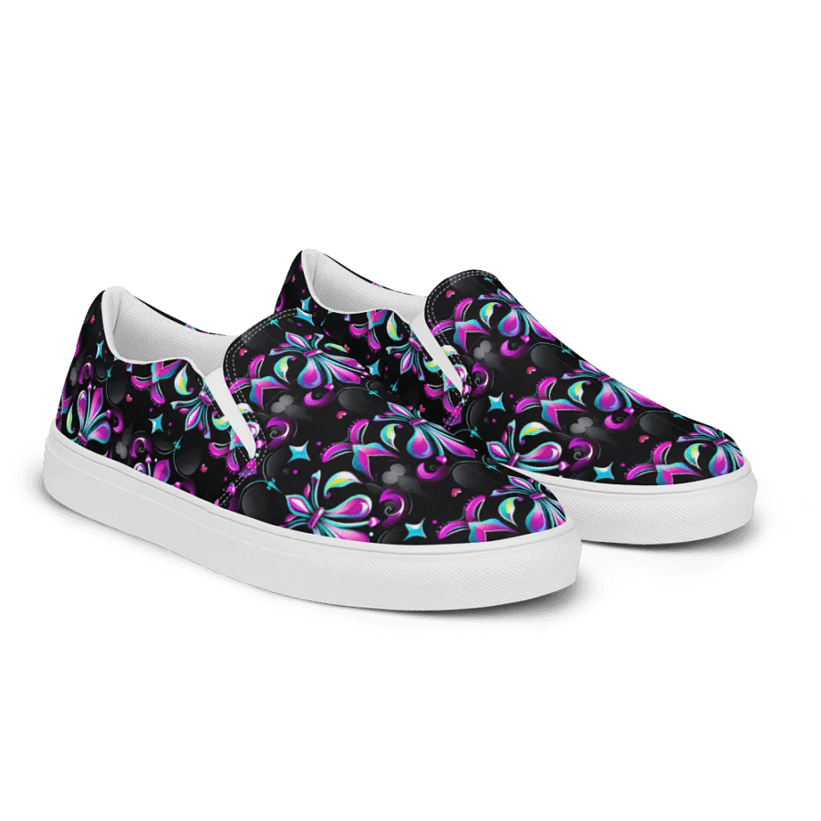 Mardi Gra All Over Print Slip On Shoes product image (7)