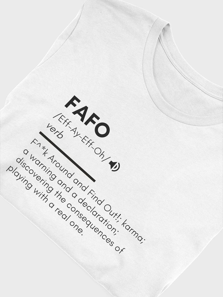 FAFO Definition Tee product image (2)