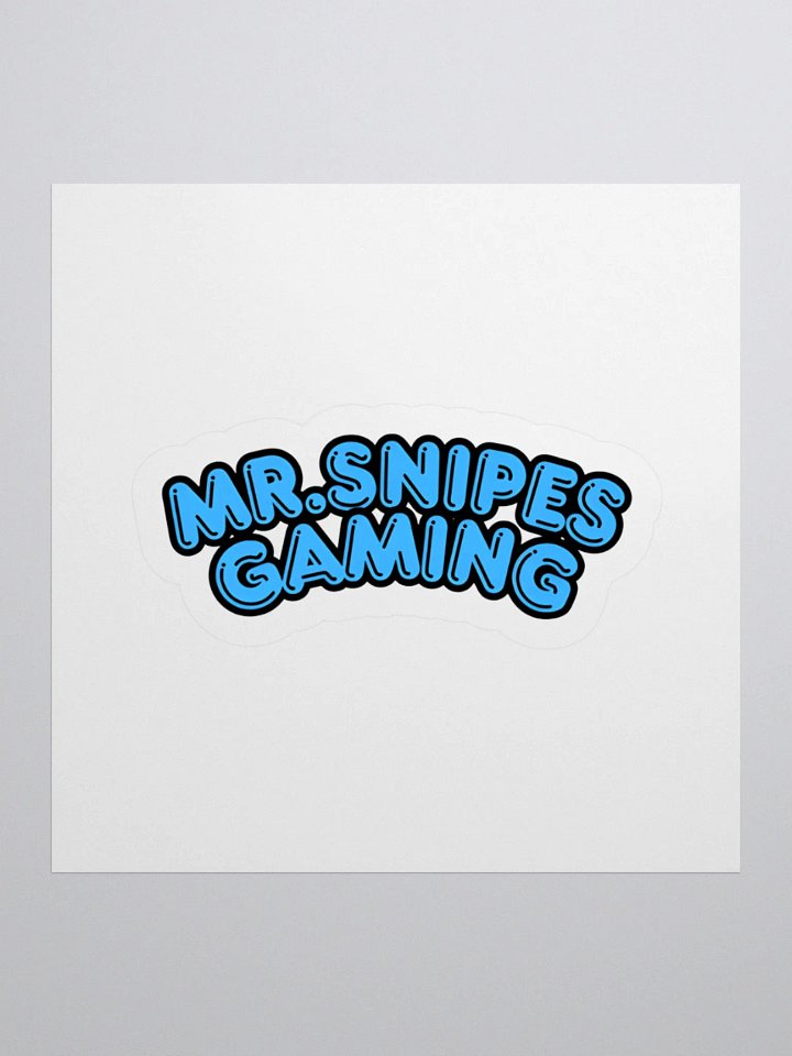 Kiss Cut Stickers - Mr.SnipesGaming product image (3)