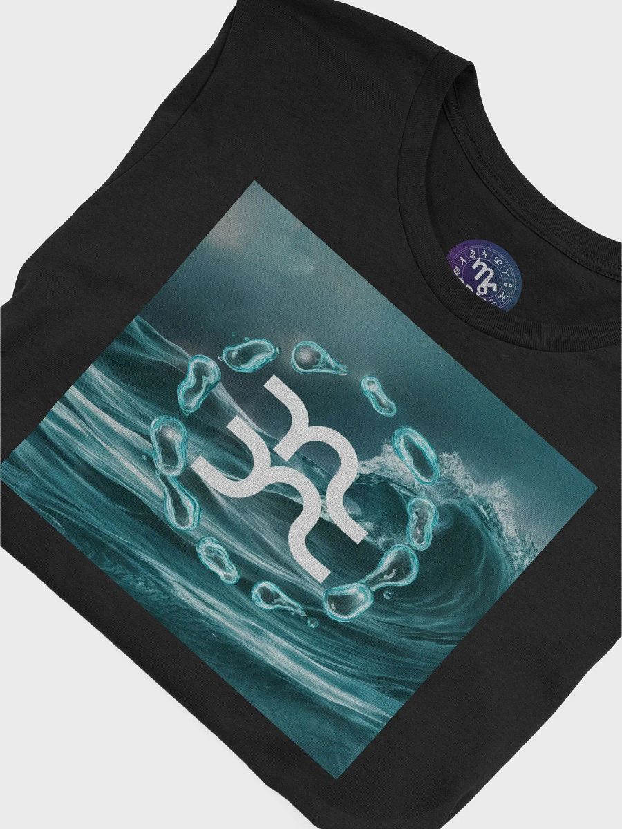 Exclusive Aquarius Zodiac T-Shirt - Unisex Astrology Gift with Oceanic Water Bearer Design product image (7)